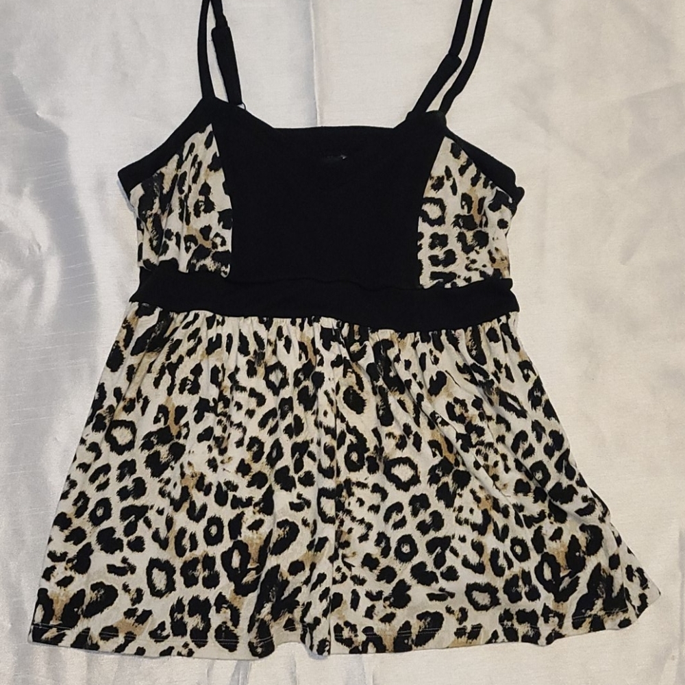 Torrid Leopard Baby Doll Tank